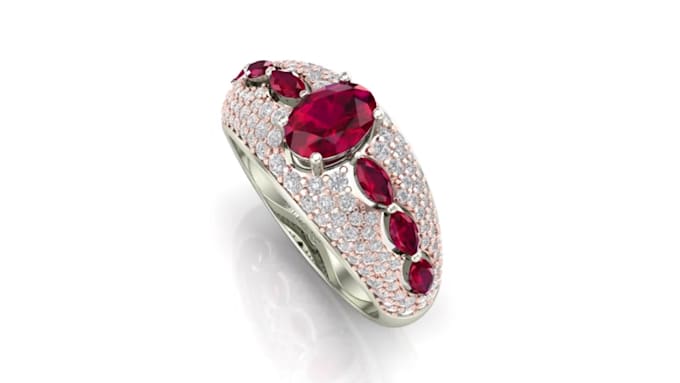 model 3d diamond jewelry cad
