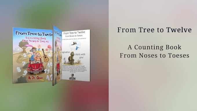 create a 3d page flip animation for the book trailer