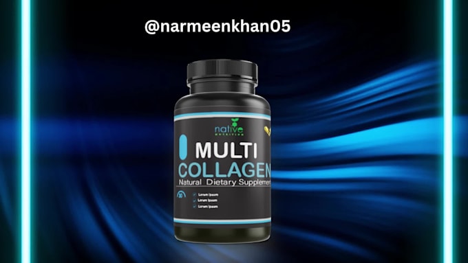 Do supplement label design, product packaging box and amazon packaging ...