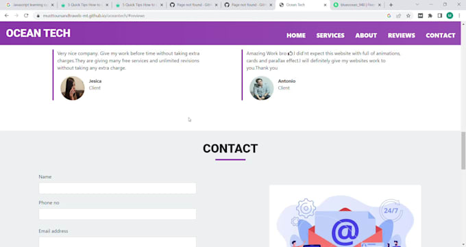 Fabricate a aesthetic responsive website by using bootstrap, html,css ...