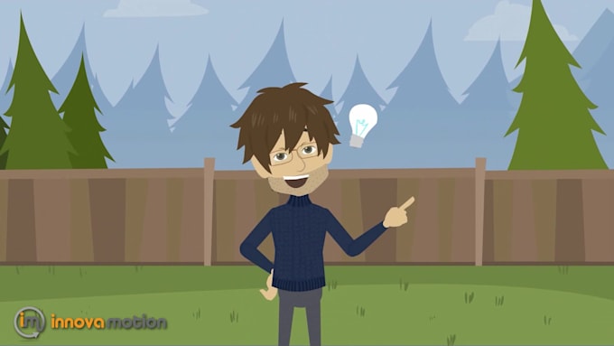 create a custom animated 2d explainer video