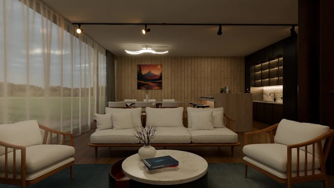 make a 3d interior