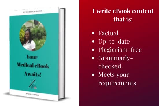 ghostwrite a medical ebook for you