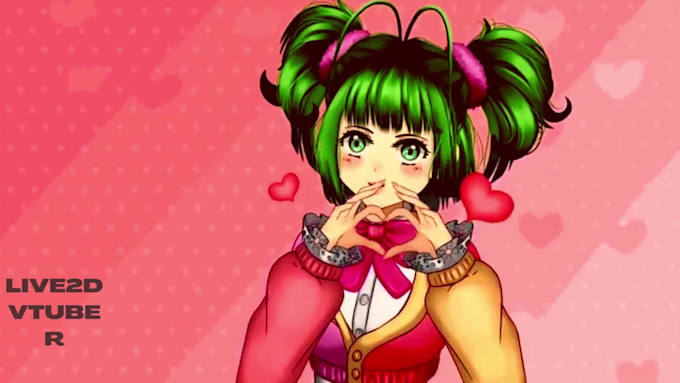 create live2d model, 2d vtuber model, 2d vtuber , live2d vtuber model