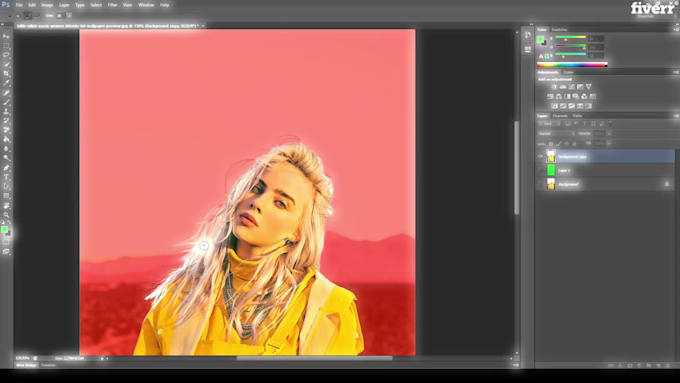 delete or change the background in photoshop in 1 day