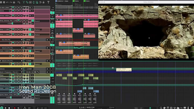 make sound design, foley and mix for your video