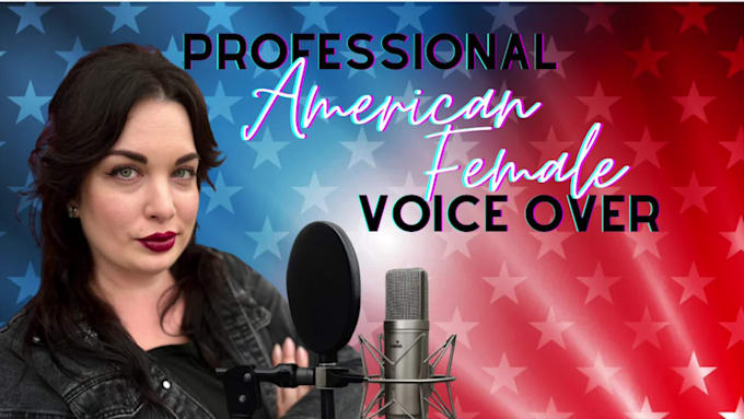 record a friendly american english female voice over