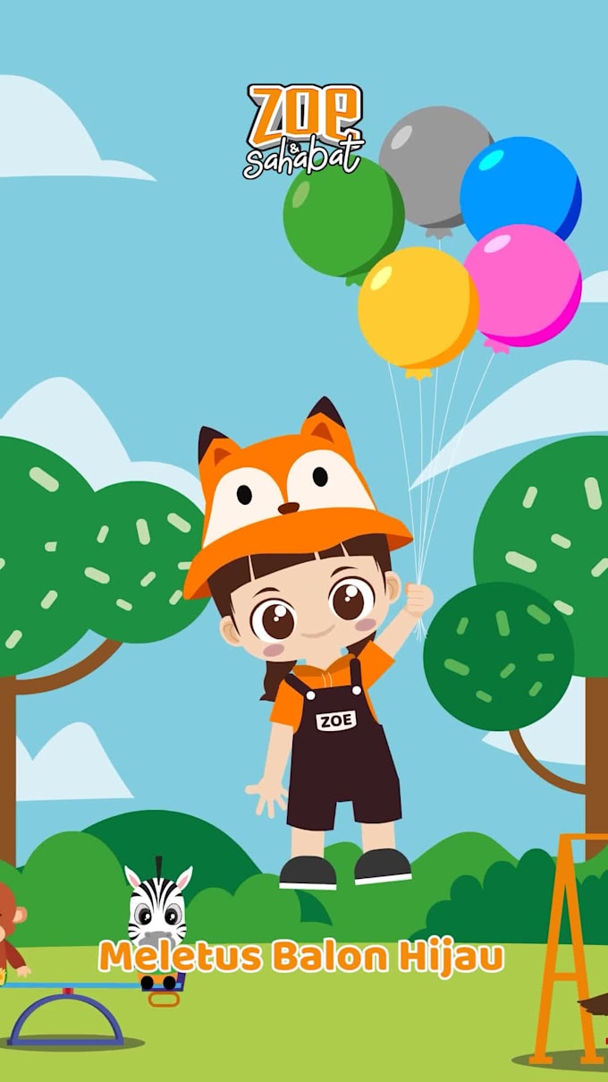 make 2d animation nursery rhymes short, reels, tiktok