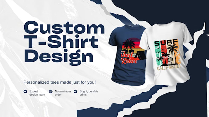 create unique t shirt design with high quality