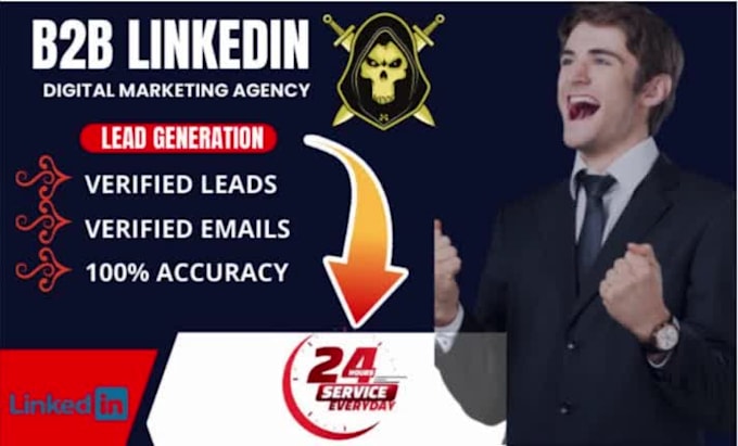 linkedin sales navigator b2b lead generation email list building lead gen