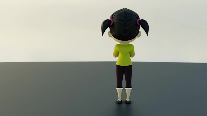 make 3d cartoon character