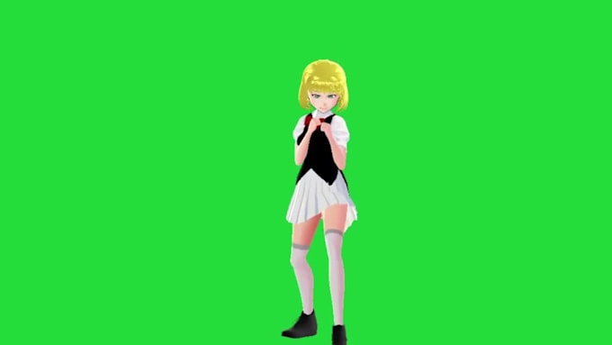 Do 3d model with vroid for vtuber and vrchat by Silverr1 Fiverr