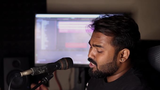 sing professional pop and edm vocals for your track