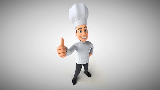 do 3d modeling character for you