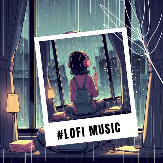 create custom chill lofi hip hop background music