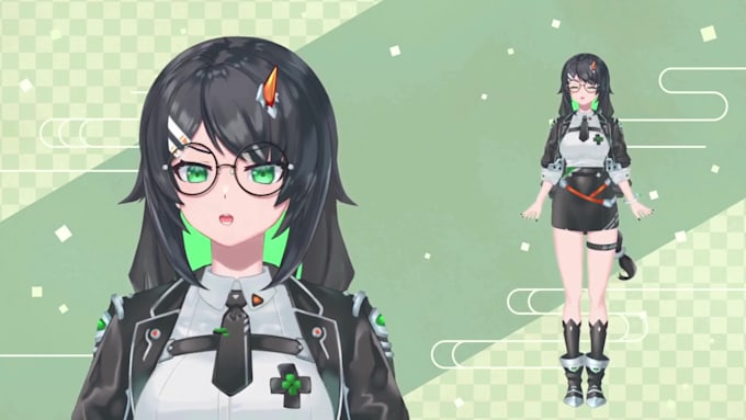 Do live2d, 3d vtuber character, face rig, vrchat furry avatar or vrm ...