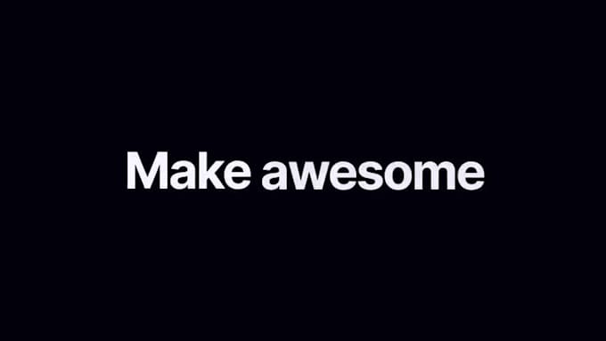 create stunning text animation for videos and presentations