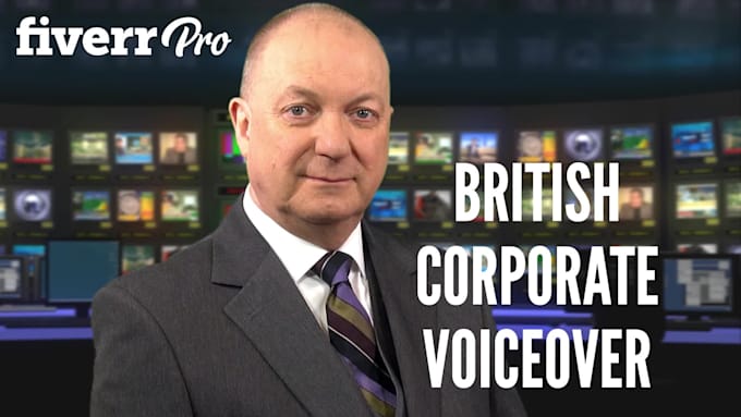 record a voice over with a british accent