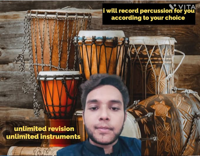 Record multi percussion instruments and rhythm, any genre by