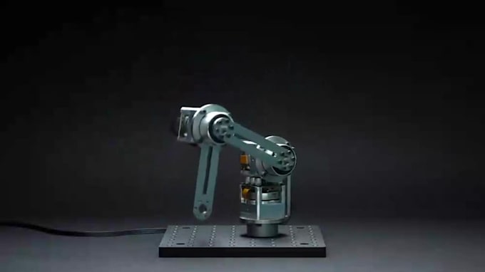 product animation robotic industrial robot animation