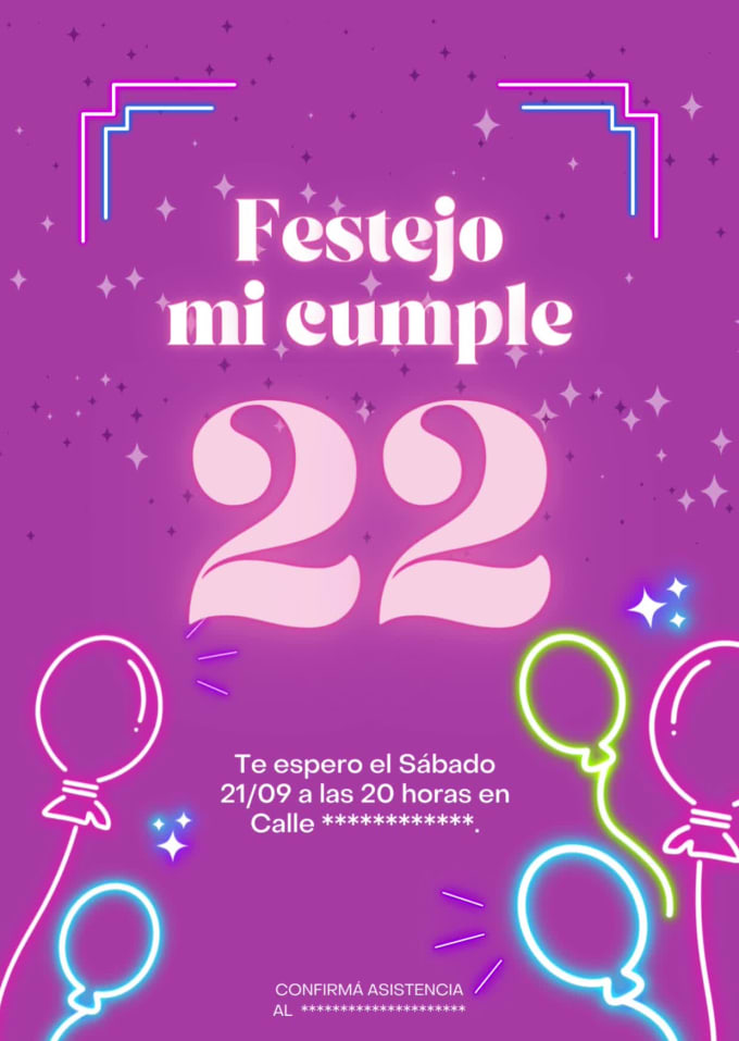 Diseñaré Tarjetas De Cumpleaños By Tukitu Fiverr 0604