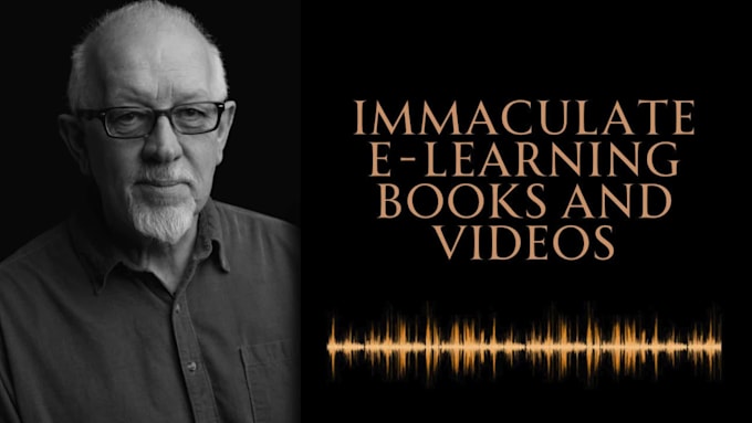 record a quality british male elearning voice over narration