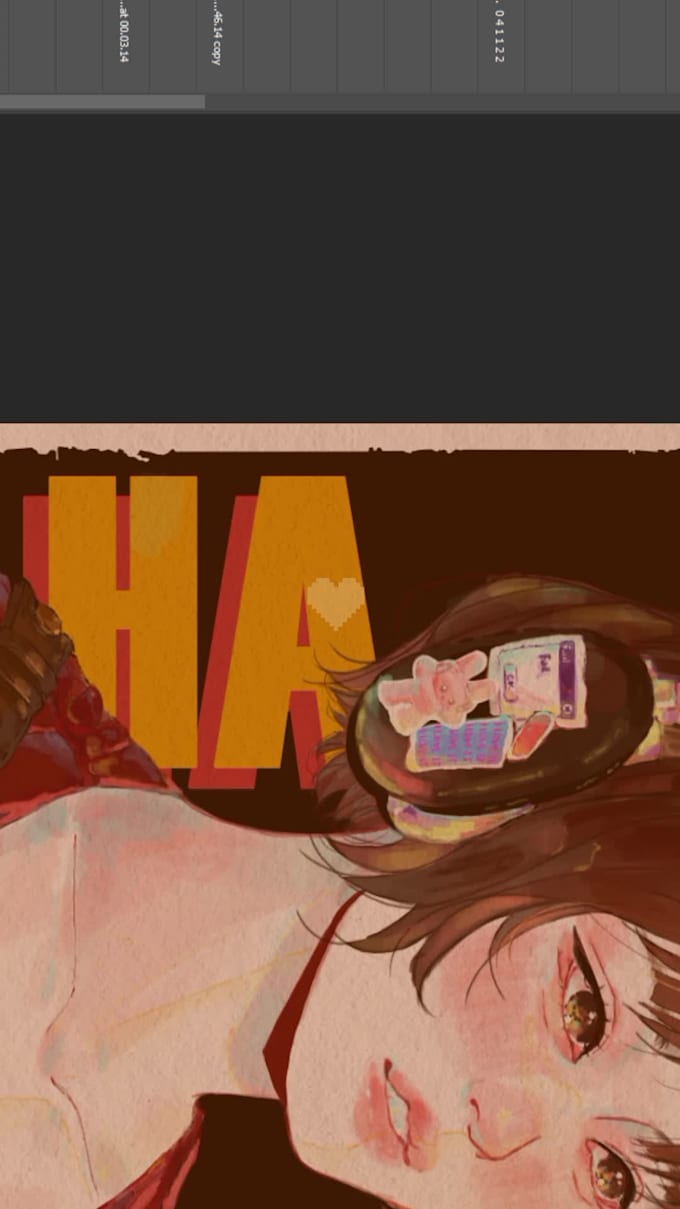 create unique and aesthetic anime semi realistic art