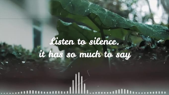 provide short sleeping, meditation video with quotes