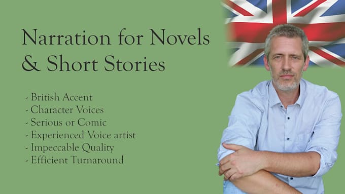 narrate your novel or short story with a british accent