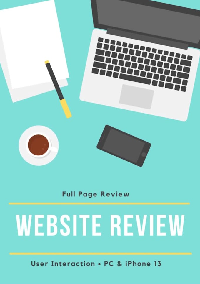 review your website as a visitor