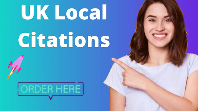 create 200 UK local citations for local business seo
