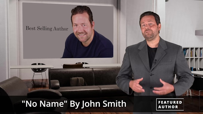 make an featured author video about your new book