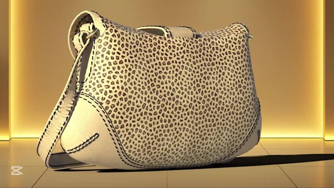 sell a 3d handbag model with textures for clo3d