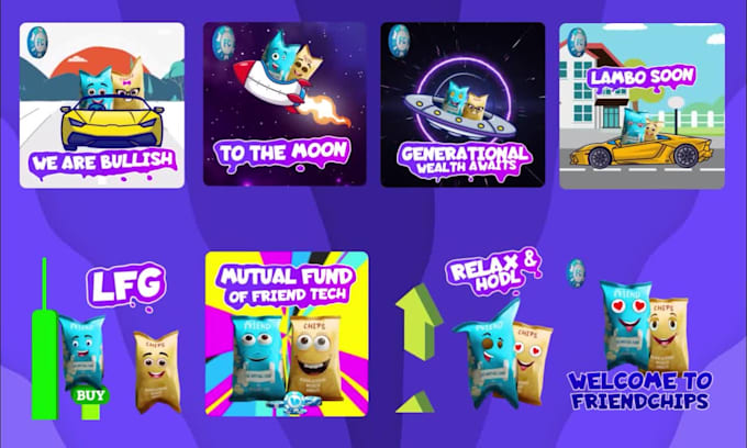 create  custom animated telegram stickers and emojis for crypto communities