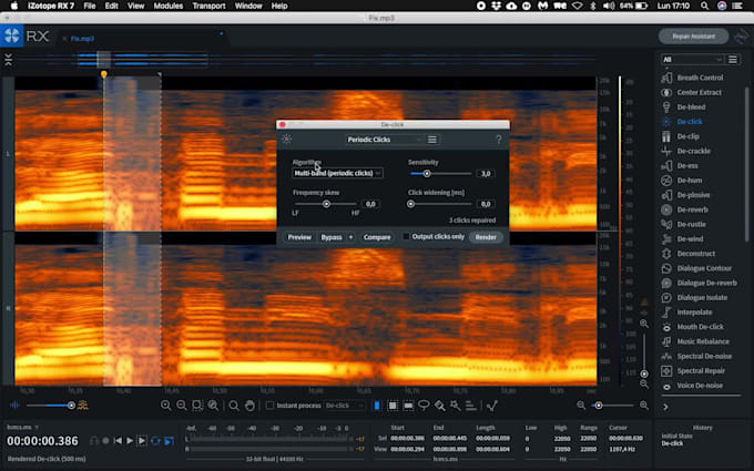 fix damaged audio in 24 hours