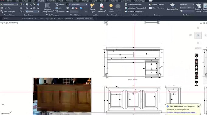 convert hand sketches or pdf to professional autocad 2d drawings