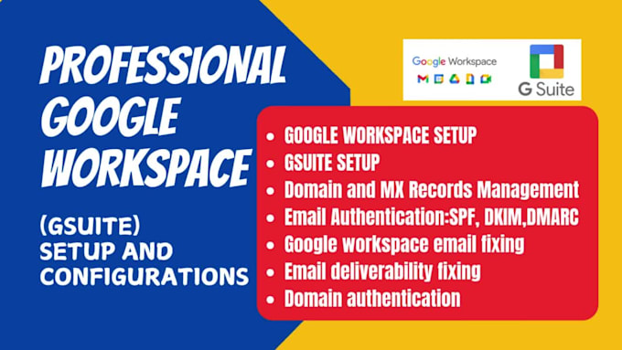 fix google workspace, gsuite, dns, smtp, webmail, mx email deliverability issues
