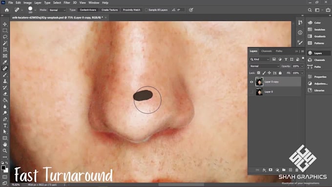 photoshop your image professionally