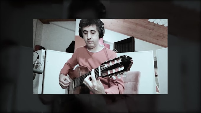 record 7 strings acoustic guitar