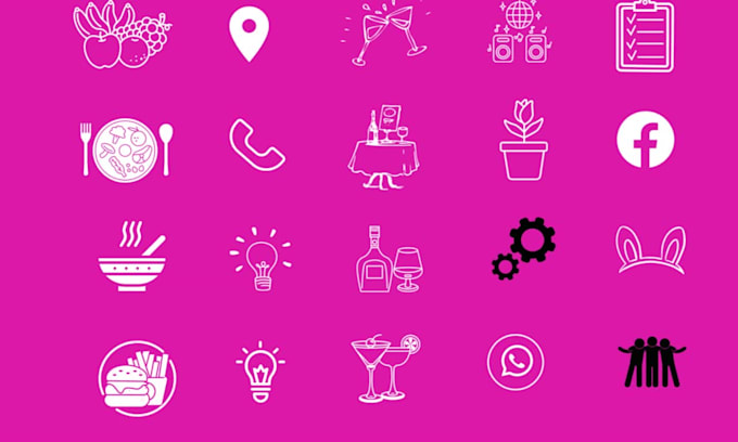Do custom vector line icon design by Ahanaghosh_361 | Fiverr
