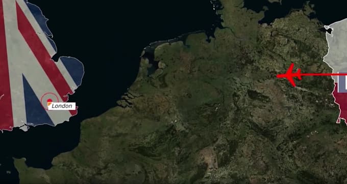 create custom travel map animation video within 24 hours