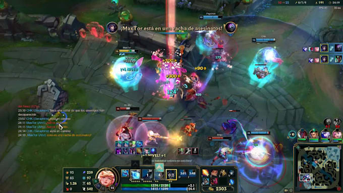 coach 1 game de lol por un challenger semiprofesional