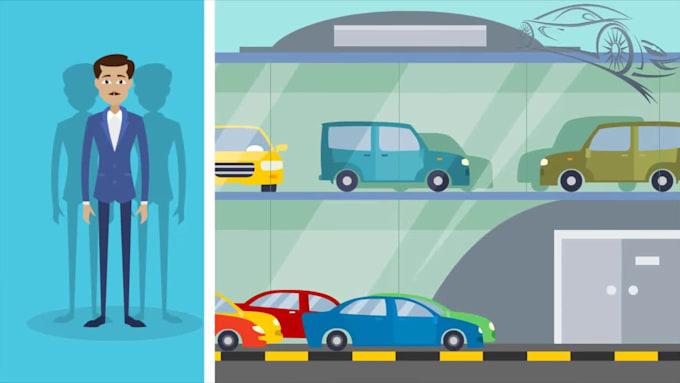 make auto car dealer animated promo video