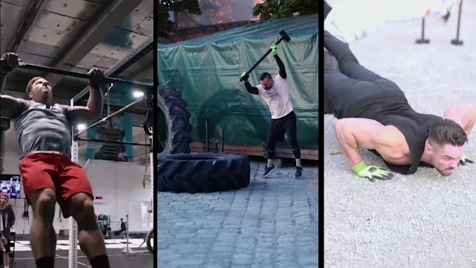 edit your gym workout video for instagram, tiktok reel