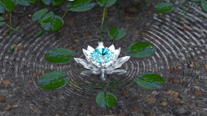 jewelry cgi 3d rendering