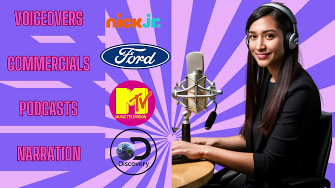 record a professional american female voiceover or narration