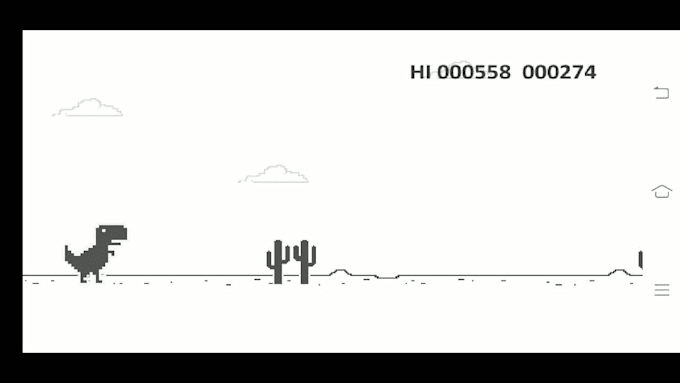 develop game similar to dino t rex