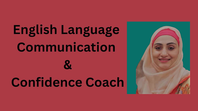 be your english teacher and confidence coach