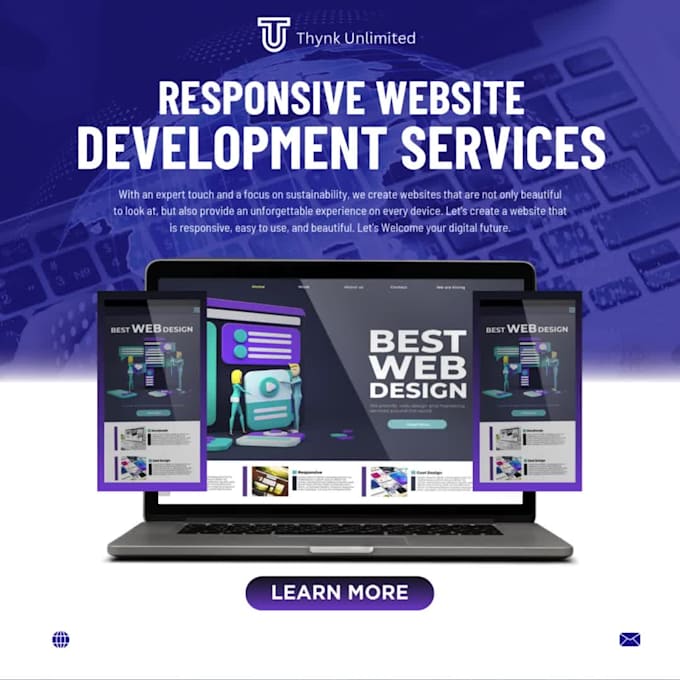 build a professional and responsive square website