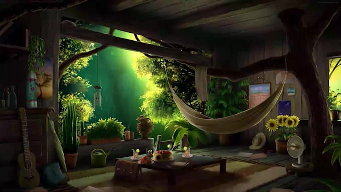 create meditation, relaxing, yoga, spa, nature, raining music video